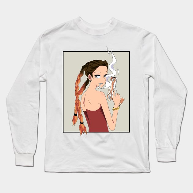 Apex legends loba anime style ver. Long Sleeve T-Shirt by AwHM17